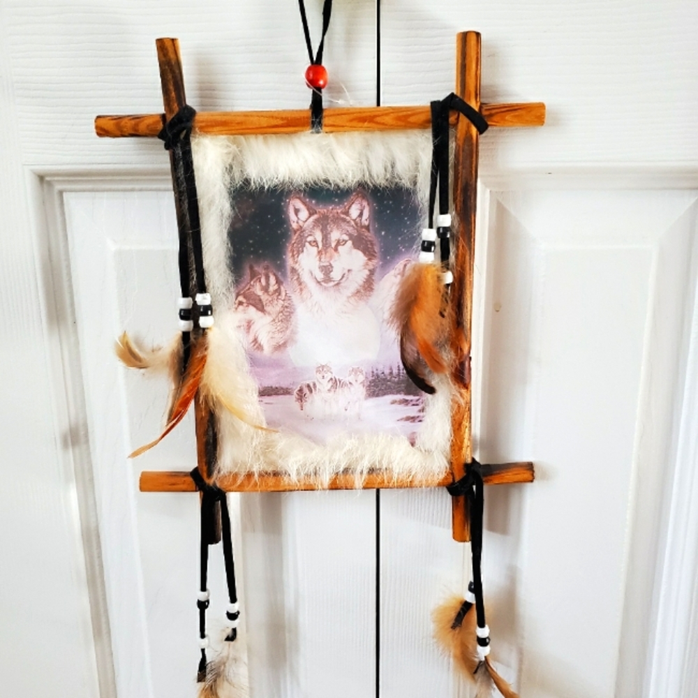 Wolf dream catcher